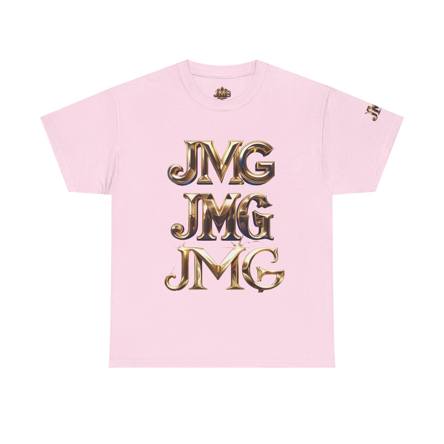Stylish Unisex Heavy Cotton Tee with JMG & Jesus Prints, Graphic Tee, Casual Wear, Christian Apparel, Gift Idea