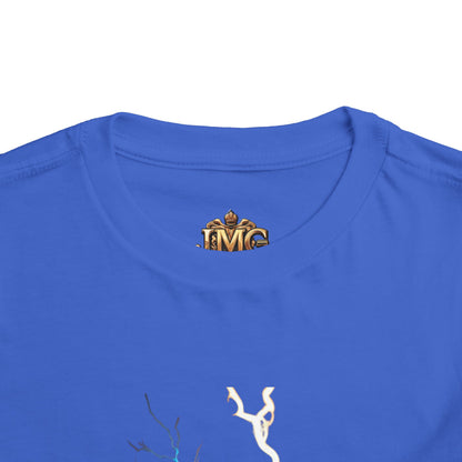 Toddler Short Sleeve Tee with Vibrant Jesus Design, Kid's Faith Shirt, Cute Christian T-Shirt, Summer Play Tee, Birthday Gift for Children