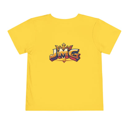 Colorful Kids' Tee Shirt, Toddler Graphic T-Shirt, Fun Playtime Shirt, Birthday Gift, Unique Kids Apparel, JMG Logo Design