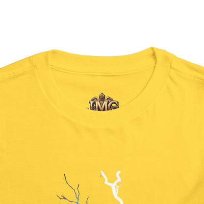 Toddler Short Sleeve Tee with Vibrant Jesus Design, Kid's Faith Shirt, Cute Christian T-Shirt, Summer Play Tee, Birthday Gift for Children