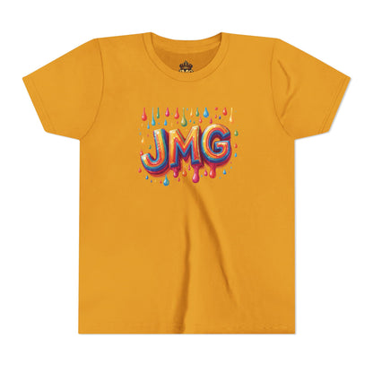Colorful Kids' Tee with JMG Design | Youth T-Shirt for Casual Wear, Gifts, Birthdays, Celebrations, Playdates