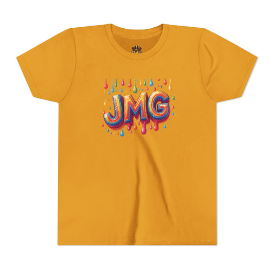 Colorful Kids' Tee with JMG Design | Youth T-Shirt for Casual Wear, Gifts, Birthdays, Celebrations, Playdates