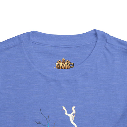 Toddler Short Sleeve Tee with Vibrant Jesus Design, Kid's Faith Shirt, Cute Christian T-Shirt, Summer Play Tee, Birthday Gift for Children